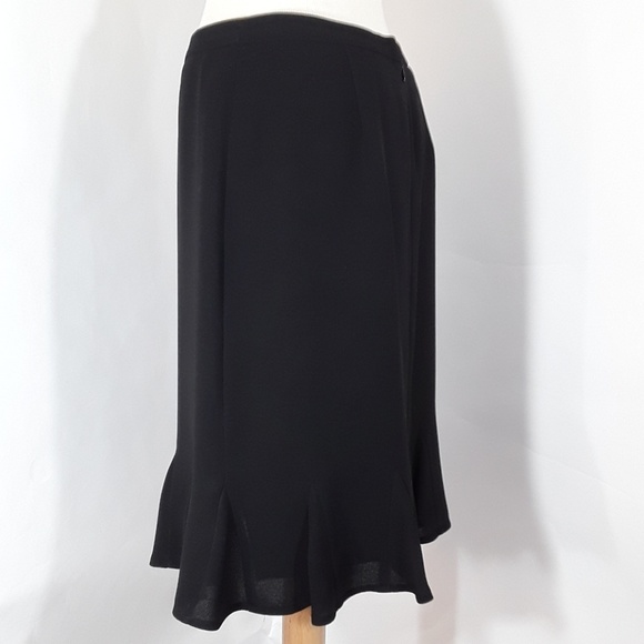INC black elegant trumpet skirt - Picture 3 of 7